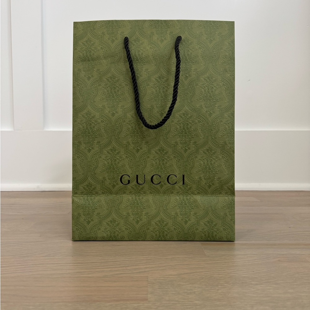 Gucci Green Shopping Bag